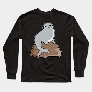 Seal On The Rock Long Sleeve T-Shirt